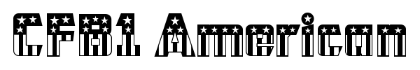 CFB1 American Patriot font preview